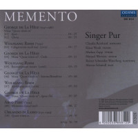 Singer Pur - Memento