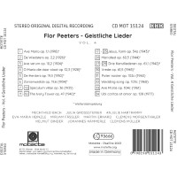 Flor Peeters (1903-1986): Geistliche Lieder