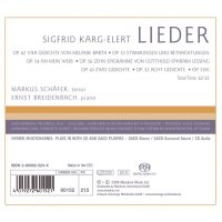 Sigfrid Karg-Elert (1877-1933): Lieder