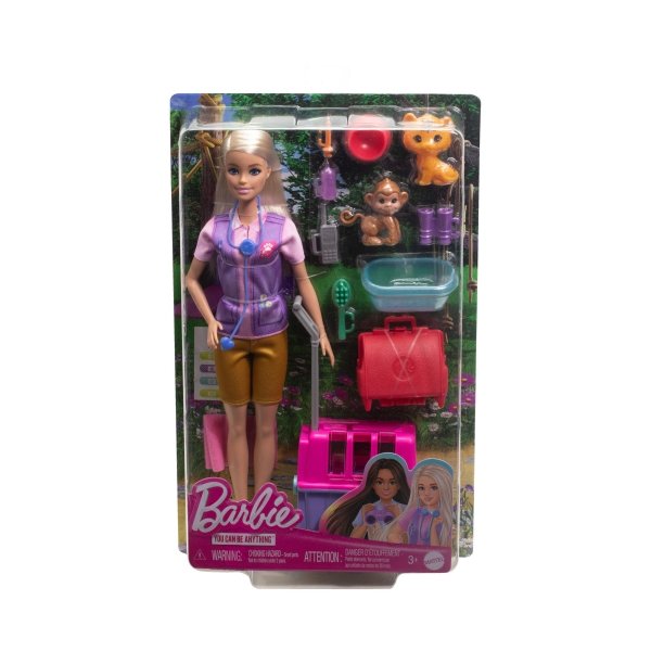 Mattel - Barbie You Can Be Anything Careers New Animal Rescue & Recover / from Assort