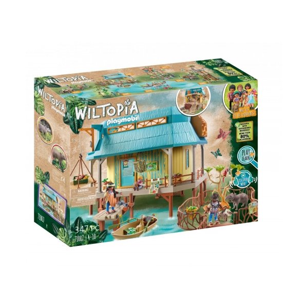 Playmobil 71007 - Wiltopia Research Station With Night Light And Compass