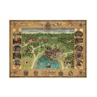 Ravensburger - Puzzle 1500 Harry Potter Hogwarts Map