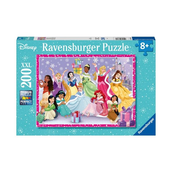 Ravensburger - Puzzle 200 XXL Disney Princess A Magical Christmas