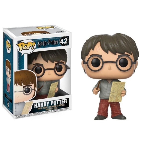 Harry Potter POP! Movies Vinyl Figur Harry Potter with Marauders Map 9 cm