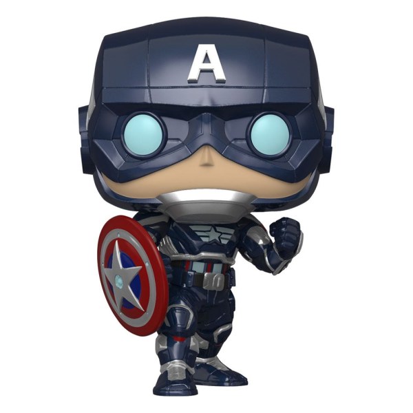 Marvels Avengers (2020 video game) POP! Marvel Vinyl Figur Captain America 9 cm