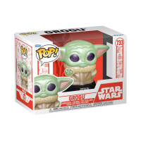 Star Wars: Mandalorian POP! Vinyl Figur Holiday Grogu 9 cm