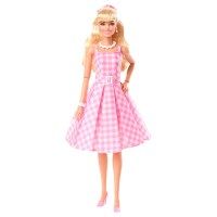 Barbie The Movie Puppe Barbie in Pink Gingham Dress