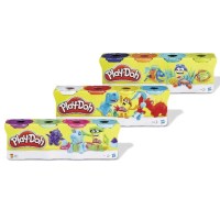 Hasbro Play-Doh 4er Pack Knete sortiert B5517