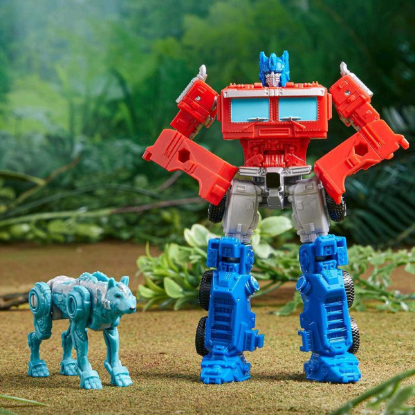 Hasbro Transformers Aufstieg der Bestien Beast Alliance Beast Weaponizers 2er-Pack Optimus Prime F4612