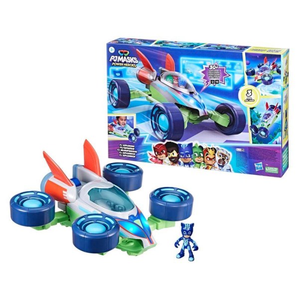 HASBRO PJ Masks Power Heroes PJ Heldenfahrzeug F7599