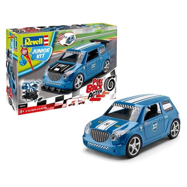 Revell JUNIOR KIT Pull Back Rallye Car, blau 00834