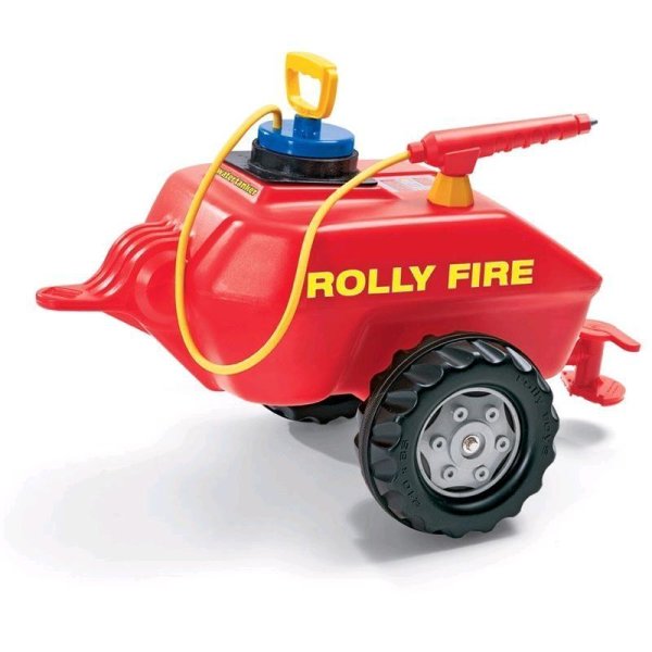 ROLLY TOYS rollyVacumax Feuerwehrlöschanhänger mit Pumpe 122967