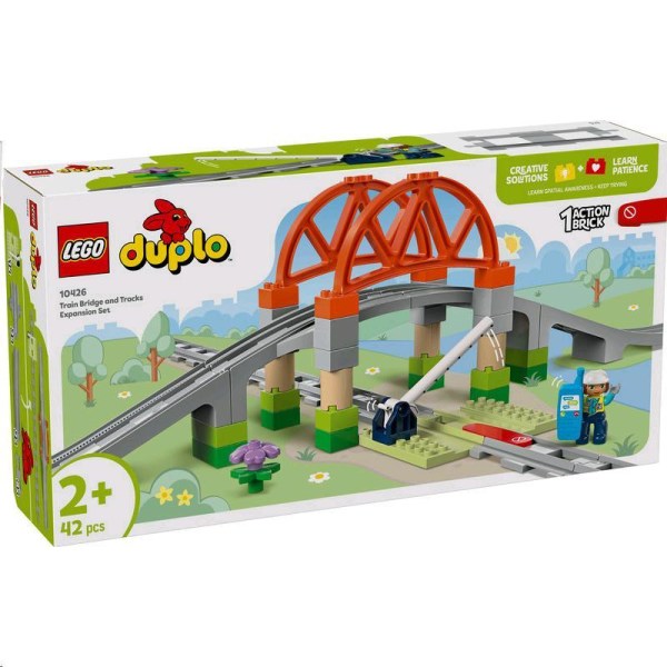 LEGO® DUPLO® Town Eisenbahnbrücke und Schienen â€“ Erweiterungsset 10426