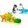 LEGO® DUPLO® Town Wildtier-Familien: Pinguine und Löwen 10442