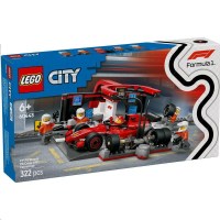 LEGO® City F1® Boxenstopp mit Boxencrew und...