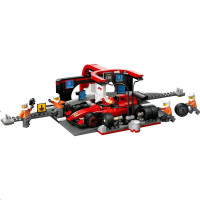 LEGO® City F1® Boxenstopp mit Boxencrew und Ferrari Flitzer 60443