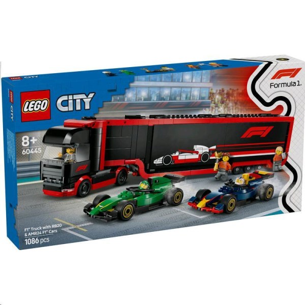 LEGO® City F1® Transporter mit RB20 & AMR24 F1® Rennautos 60445