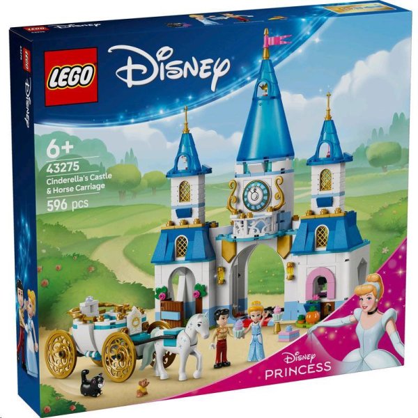 LEGO® Disney Princess Cinderellas Schloss und Pferdekutsche 43275