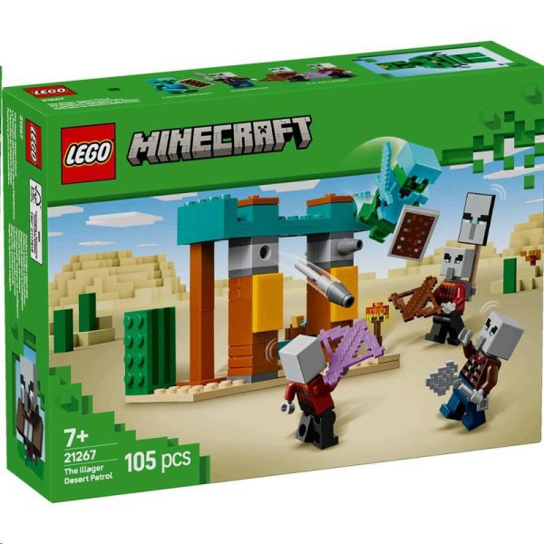 LEGO® Minecraft® Die Illager-Wüstenpatrouille 21267