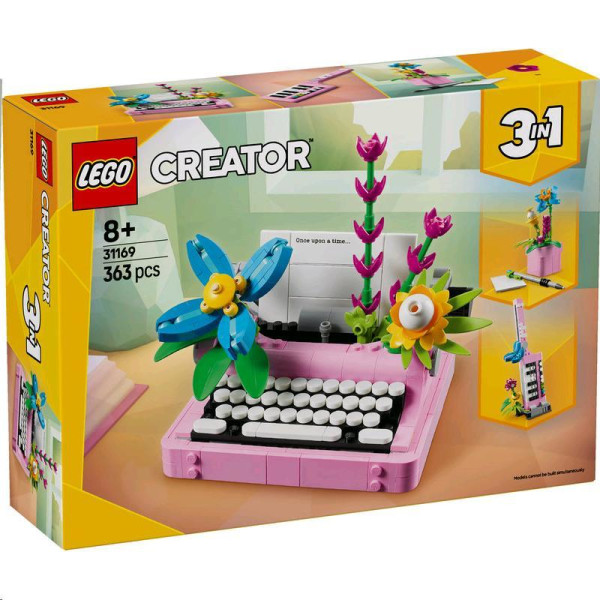 LEGO® Creator 3-in-1 Schreibmaschine mit Blumen 31169