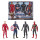 Hasbro Marvel Avengers Endgame - Iron Man, Captain America, Black Panther, Iron Spider 4er Pack E58635L0