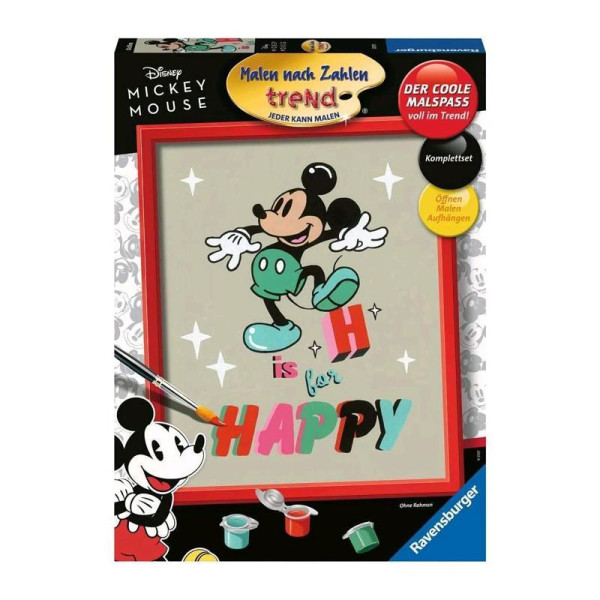 Ravensburger Malen nach Zahlen Micky Maus "H is for Happy" 20011