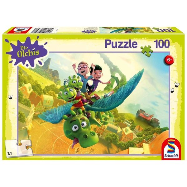 Schmidt Spiele Puzzle Auf nach Schmuddelfing!, 100 Teile 56390