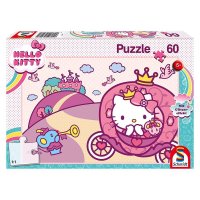 Schmidt Spiele Hello Kitty - Glitzerpuzzle, Prinzessin...