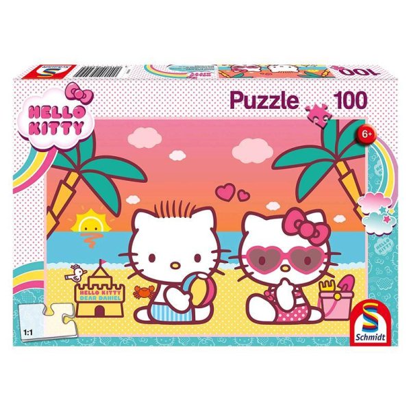 Schmidt Spiele Hello Kitty - Badespaß mit Kitty, 100 Teile 56409 - Schmidt Spiele  - (zusätzliche Stars / Hello Kitty)