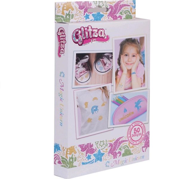 Knorrtoys GLITZA ART Magic Unicorn inkl. 50 Tattoos 7617