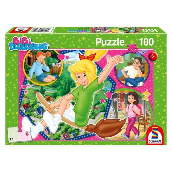 Schmidt-Spiele Puzzle Bibi Blocksberg Hex-Hex 100 Teile 56399