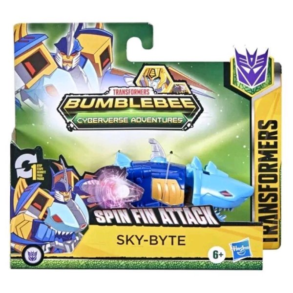 Hasbro Transformers Cyberverse â€“ 1-Step Changer Sky-Byte E3525