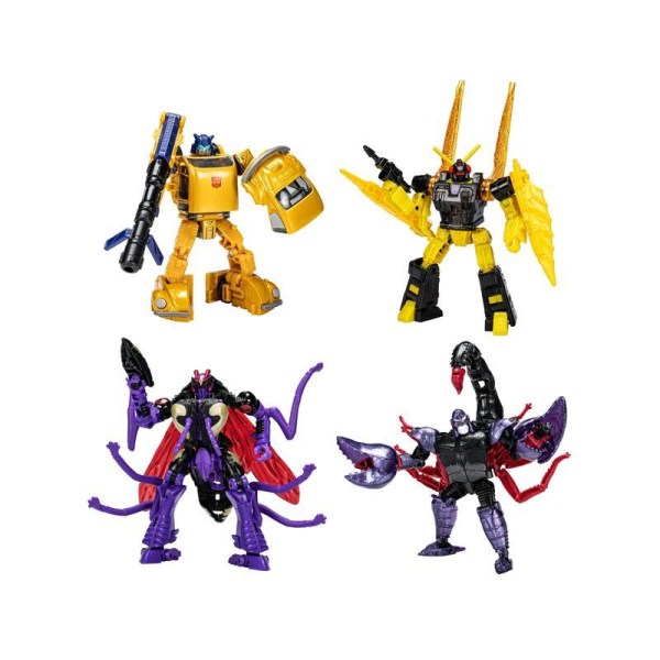 Hasbro Transformers Generations Legacy Buzzworthy Bumblebee 4er-Pack F3933