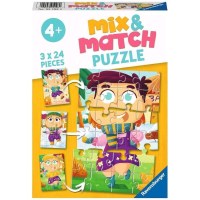 Ravensburger Mix & Match Puzzle: Kunterbunte Kleider...