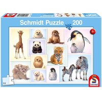 Schmidt Spiele Tierkinder der Wildnis 200 Teile 56270