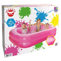 HAPPY PEOPLE Jumbo Pool pink 200x150x50cm 77797