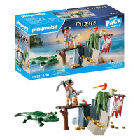 PLAYMOBIL® Starter Pack Pirat mit Alligator 71473