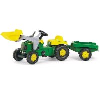 ROLLY TOYS rollyKid John Deere + Lader + Anhänger...