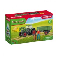 Schleich - Farm World Tractor With Trailer