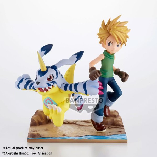 Digimon DXF Adventure Archives PVC Statue Yamato & Gabumon 15 cm