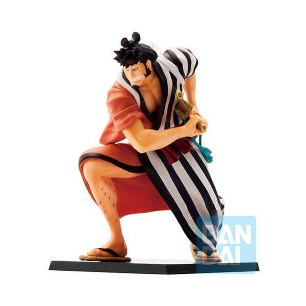 One Piece Ichibansho PVC Statue The Nine Red Scabbards is Here Kinemon 11 cm