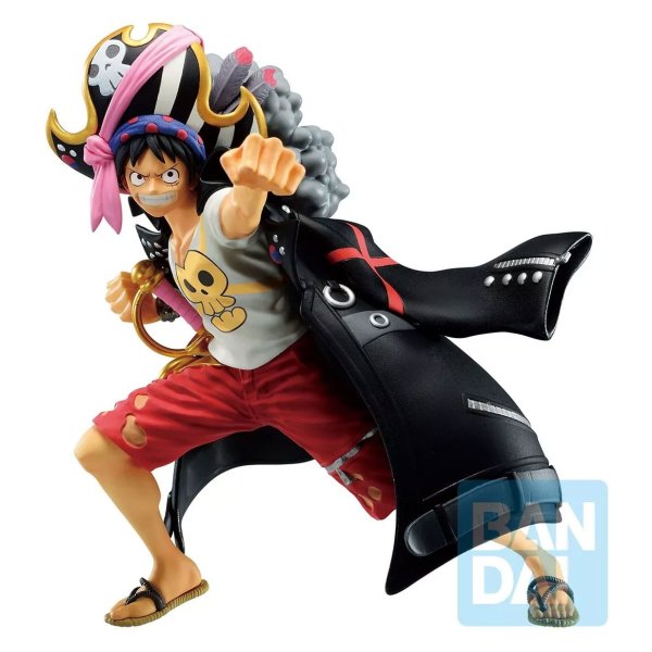 One Piece Ichibansho PVC Statue Monkey D. Luffy (Film Red) 12 cm