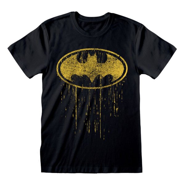 DC Comics Batman - Dripping Symbol ( Unisex Black T-Shirt)