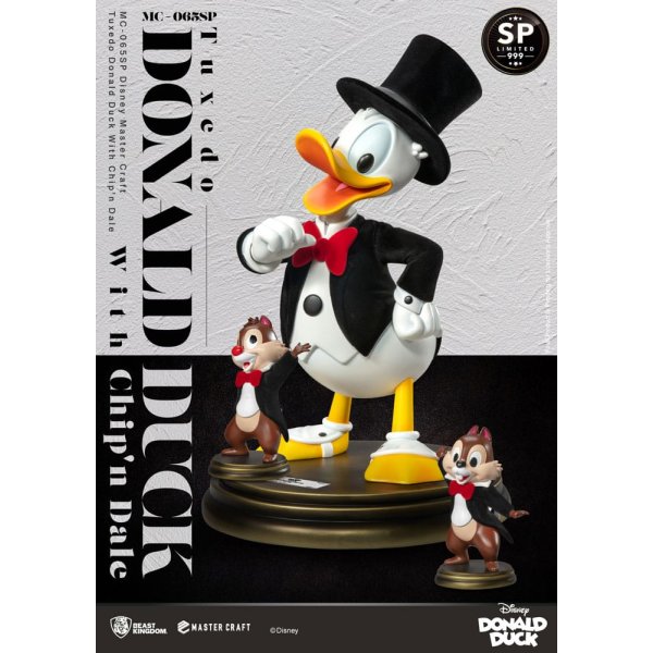 Disney 100th Master Craft Statue Tuxedo Donald Duck (Chipn und Dale) 40 cm