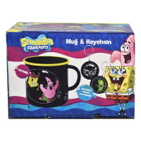 SpongeBob Schwammkopf Tasse und Schlüsselanhänger