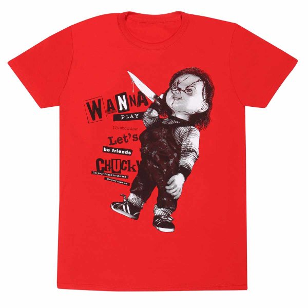 Childs Play - Stab (Unisex Red T-Shirt)