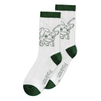 Pokemon Socks 3-Pack Charmander, Bulbasaur, Squirtle 43-46