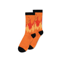 Pokémon Socks 3-Pack Pikachu, Charmander, Gengar 39-42