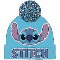 Lilo & Stitch Pom-Pom Beanie Light Blue