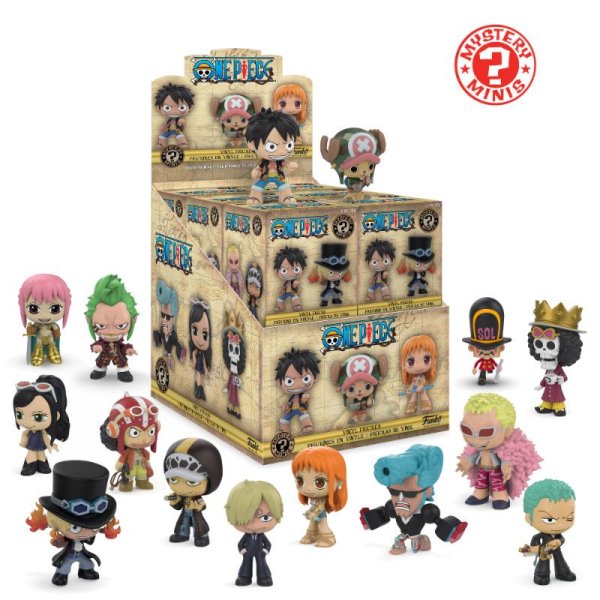 One Piece Mystery Minis Minifiguren 5 cm Display (12)